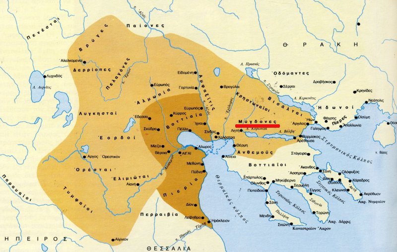 Η Μυγδονία και οι Μύγδονες 2 maps migdonia Οι Πελαγόνες