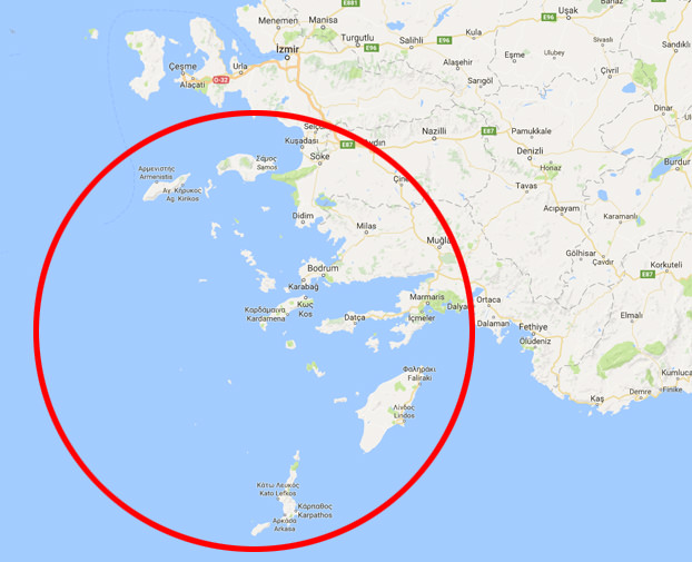 Νησιά μας ποὺ διεκδικεῖ ἡ Τουρκία