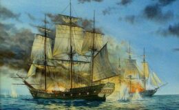 4 Ἰουνίου 1789. Ὁ Κατσώνης νικᾶ καὶ καταδιώκει τὸν τουρκικὸ στόλο.