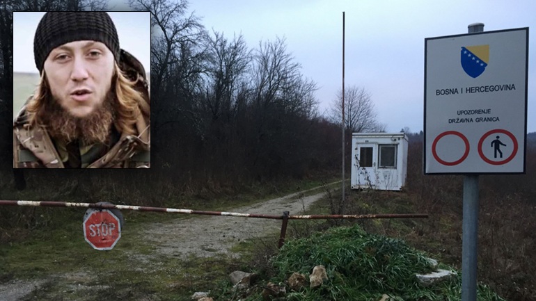 Οι ευρωπαίοι μισθοφόροι του Χαλιφάτου σε χωριο Κιμπουτζ Bosanska Bojna στη Βοσνία