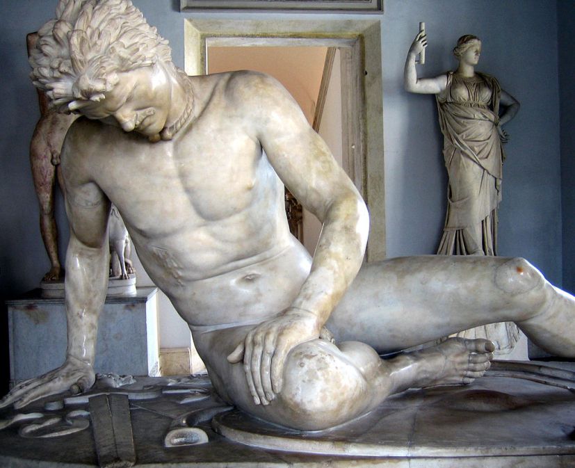 Ο Θνήσκων Γαλάτης_Ρωμαϊκό μαρμάρινο αντίγραφο Ελληνιστικού έργου _ τέλη 3ου αιώνα π.Χ. _Μουσείο Καπιτωλίου, Ρώμη_wikipedia